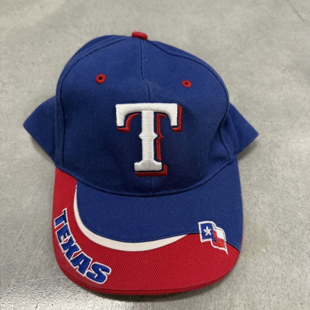 Texas Rangers Blue/Red Baseball Cap Hat Fan Favorite MLB Strapback OSFM